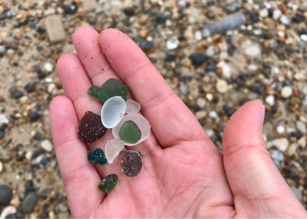 How to find Lake Michigan beach glass