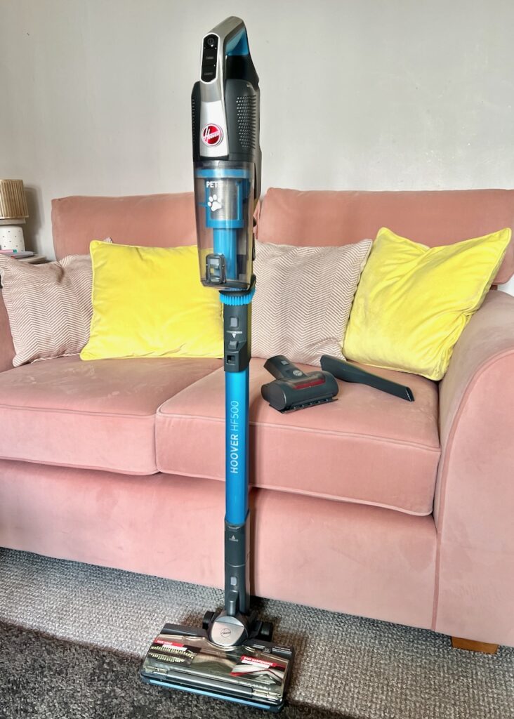 The Hoover Anti-Twist vacuum cleaner in cordless stick format.